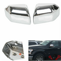 Set of 2 Chrome Side View Mirror Covers for Ford F-150 (2015–2020)