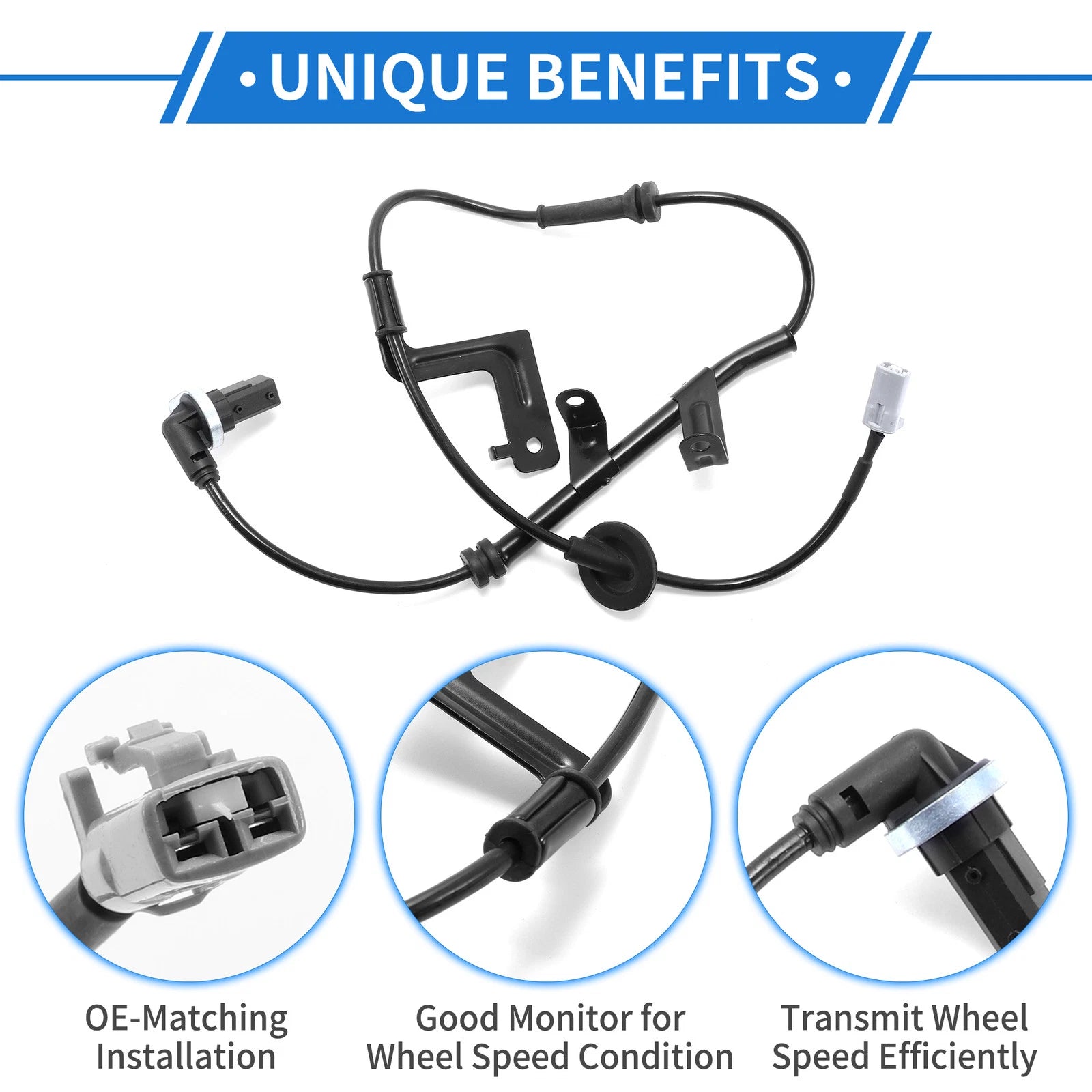 ABS Wheel Speed Sensor for KIA Amanti (2004–2006) No. 598103F000, 2ABS0632