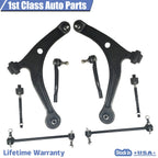 8pc Front Suspension Lower Control Arm Kit for Acura MDX Honda Pilot (2001-2005)