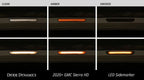 Sequential Amber LED Sidemarker Lights for GMC Sierra HD (2020–2023)