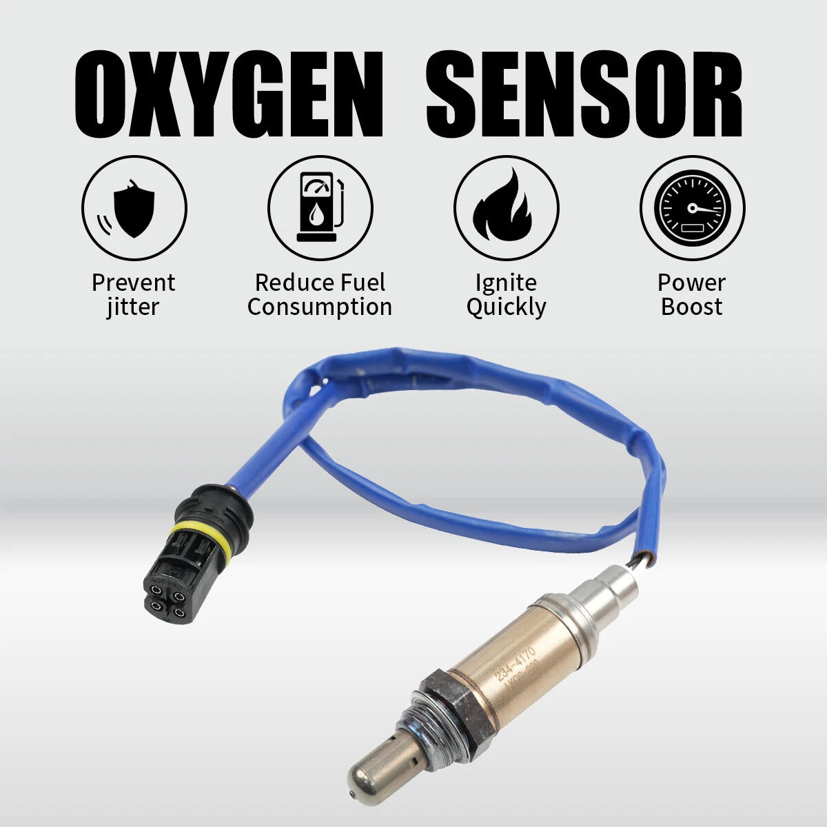 1X Downstream Oxygen Sensor for Mercedes-Benz S55 AMG (2001–2006) 234-4175