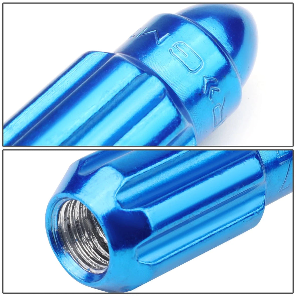 20Pcs Bullet Shaped End Lug Nut Set for NRG Innovations LN-LS500BL-21