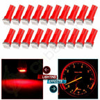 20x T5 Pink/Purple 5050 SMD LED Wedge Bulb for Honda