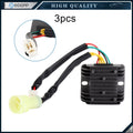 3Pcs Rectifier Regulator for Honda ATV TRX300 FourTrax 300 (1993–2000) 31600-HC5-970