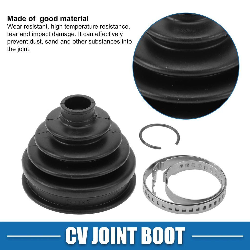 Outer CV Joint Boot Kit w/ Clamps for Volkswagen Passat (1998–2004)