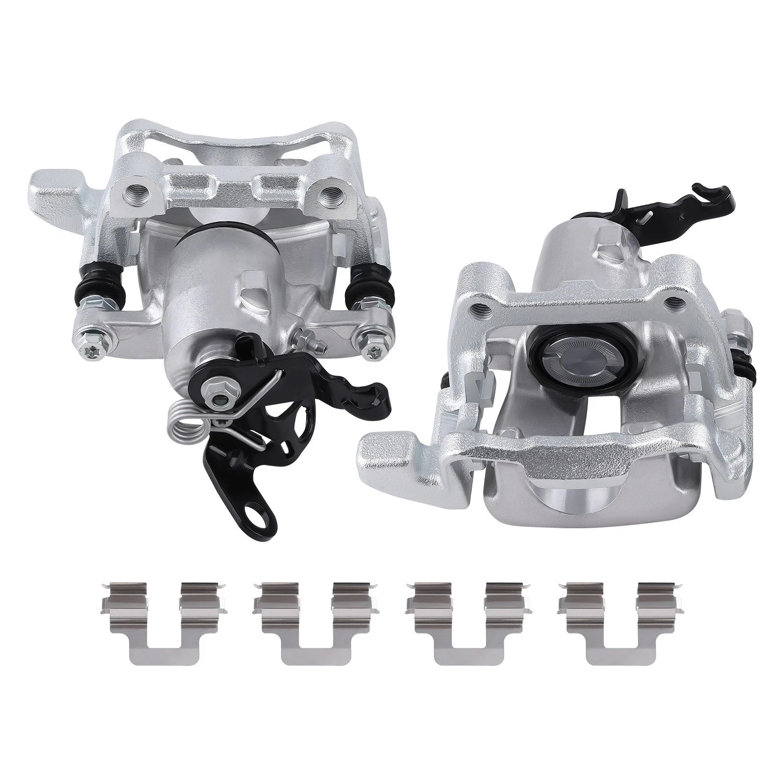 Set of 2 Rear Disc Brake Calipers for Volkswagen Jetta GTI Golf (2005–2010)