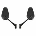 10MM Motorcycle Mirrors Pair for Universal Fit (Bike/Motorbike/Moped) Black