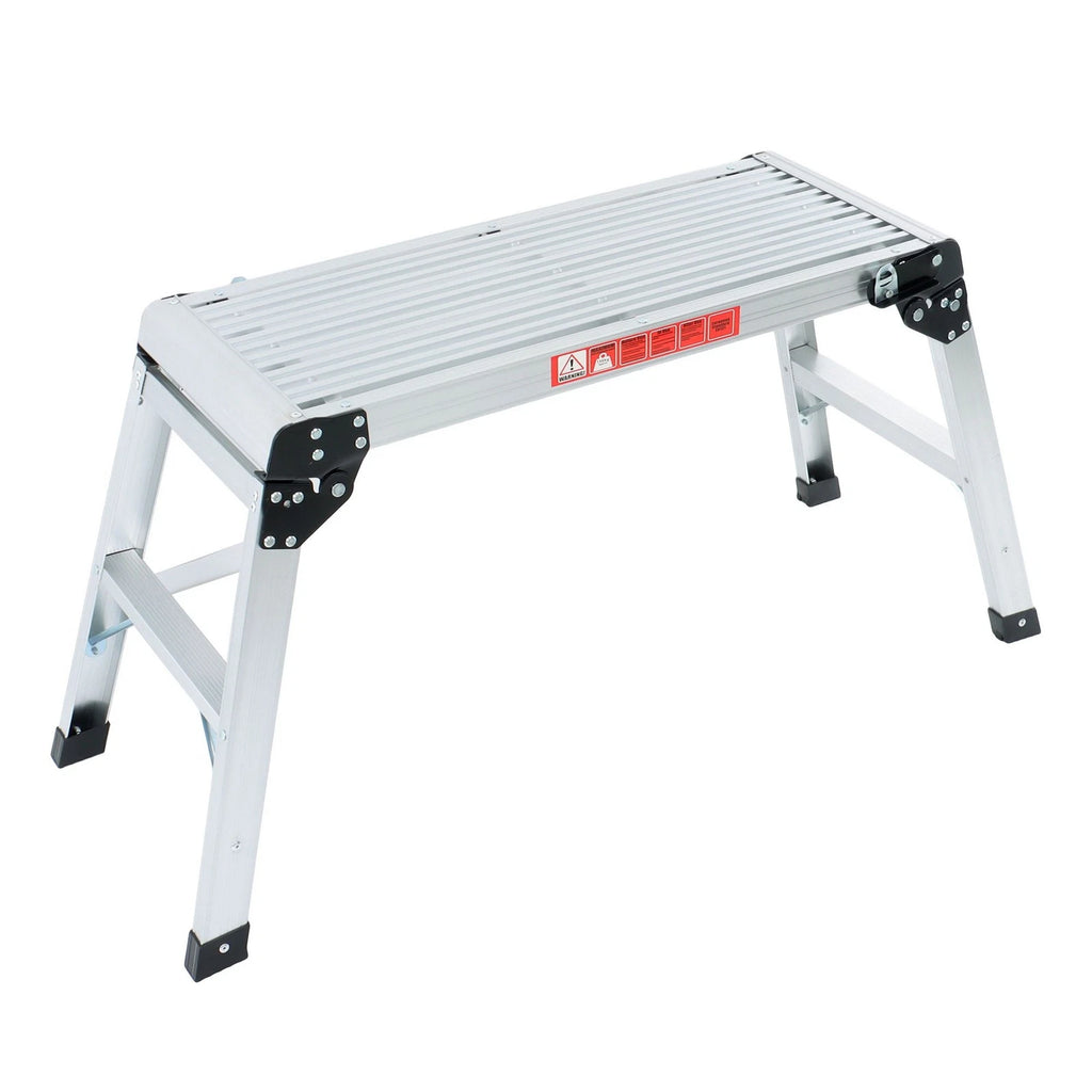 Aluminum Step Ladder for Work Platform (330 LBS Capacity)