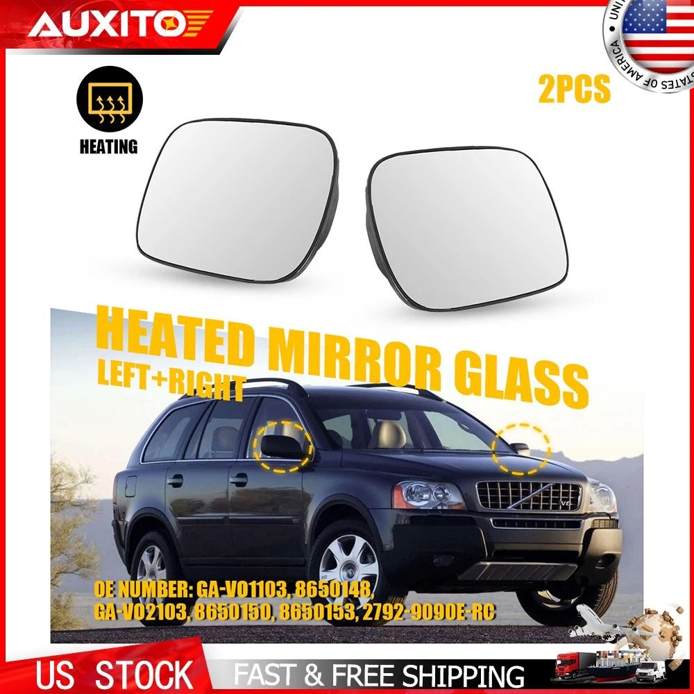 Heated Mirror Glass Backing Plate for Volvo XC70 XC90 (2003–2006)