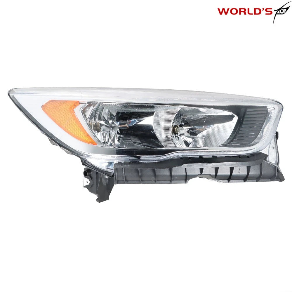 Headlight for Ford Escape (2017–2019) Halogen Right Side Chrome