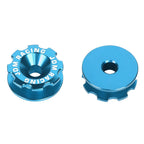Set of 4 Aluminum Sky Blue Bumper Quick Release Fasteners for