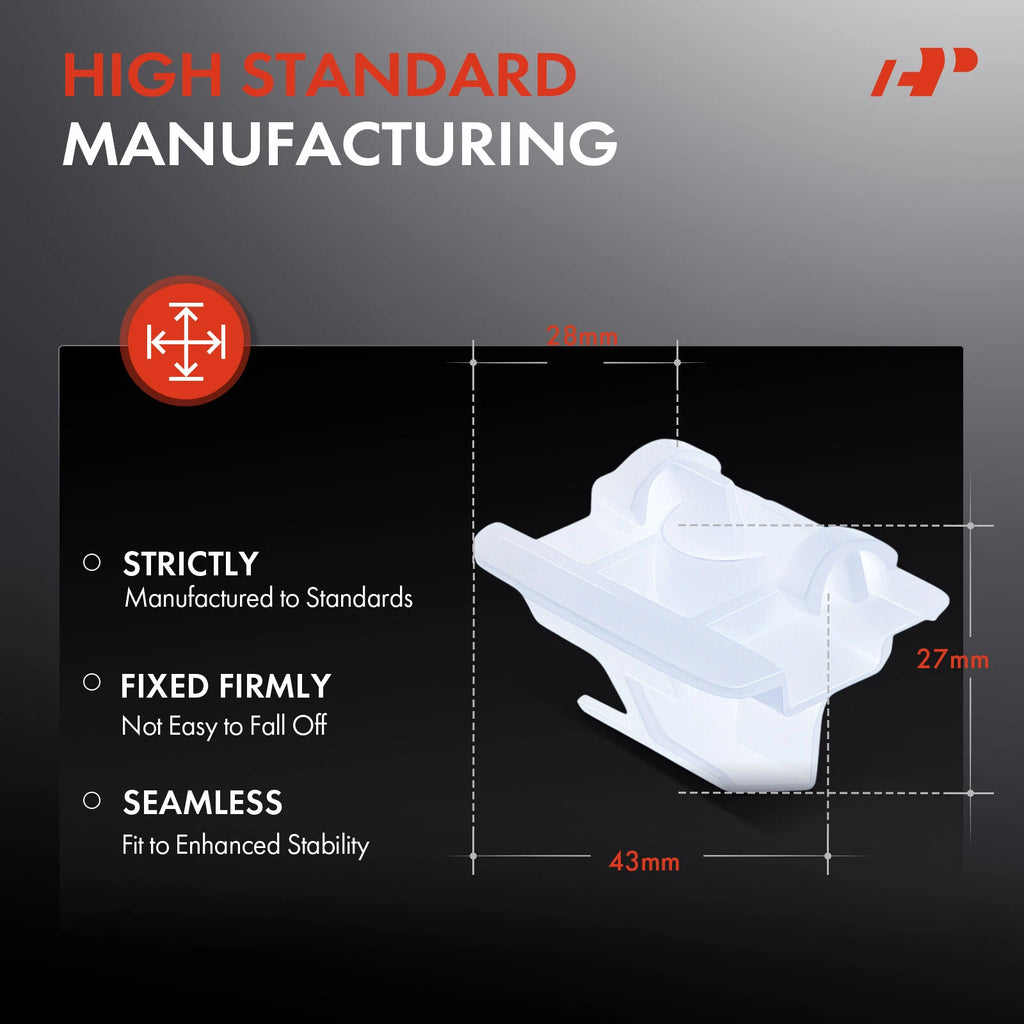 20Pcs Nylon Rocker Moulding Retainer Fastener for Mercedes