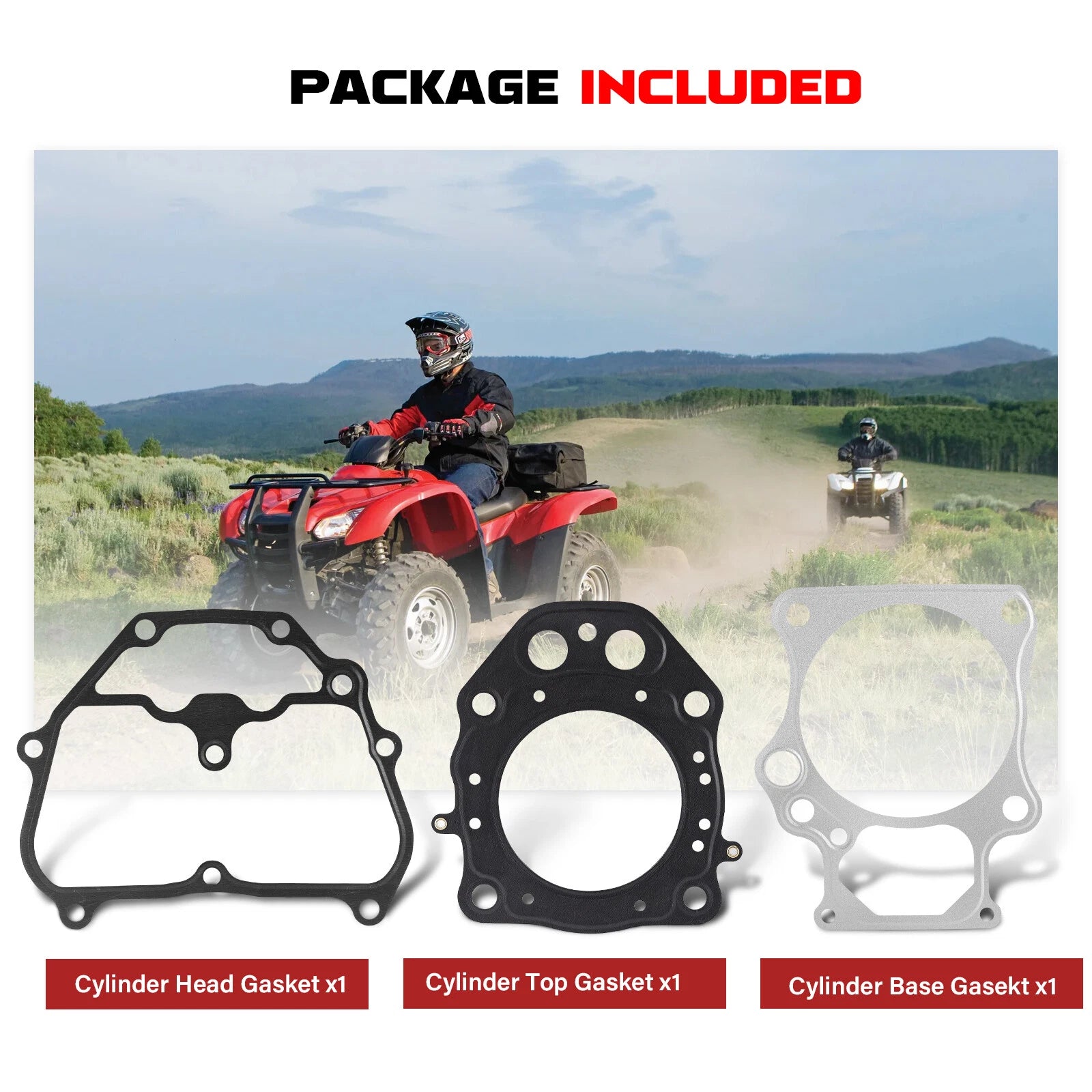 Complete Top End Head Gasket Kit for Honda TRX420 (2009–2024) 12191-HP5-601