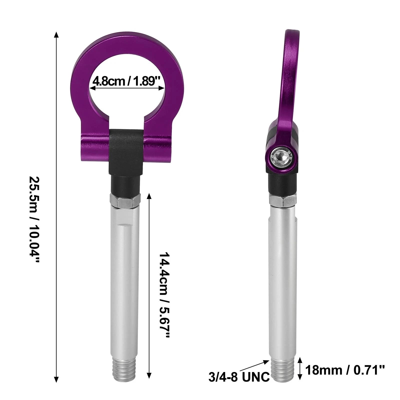 Tow Hook Screw for Lexus IS IS250 (2006–2013) - Purple Aluminum Alloy