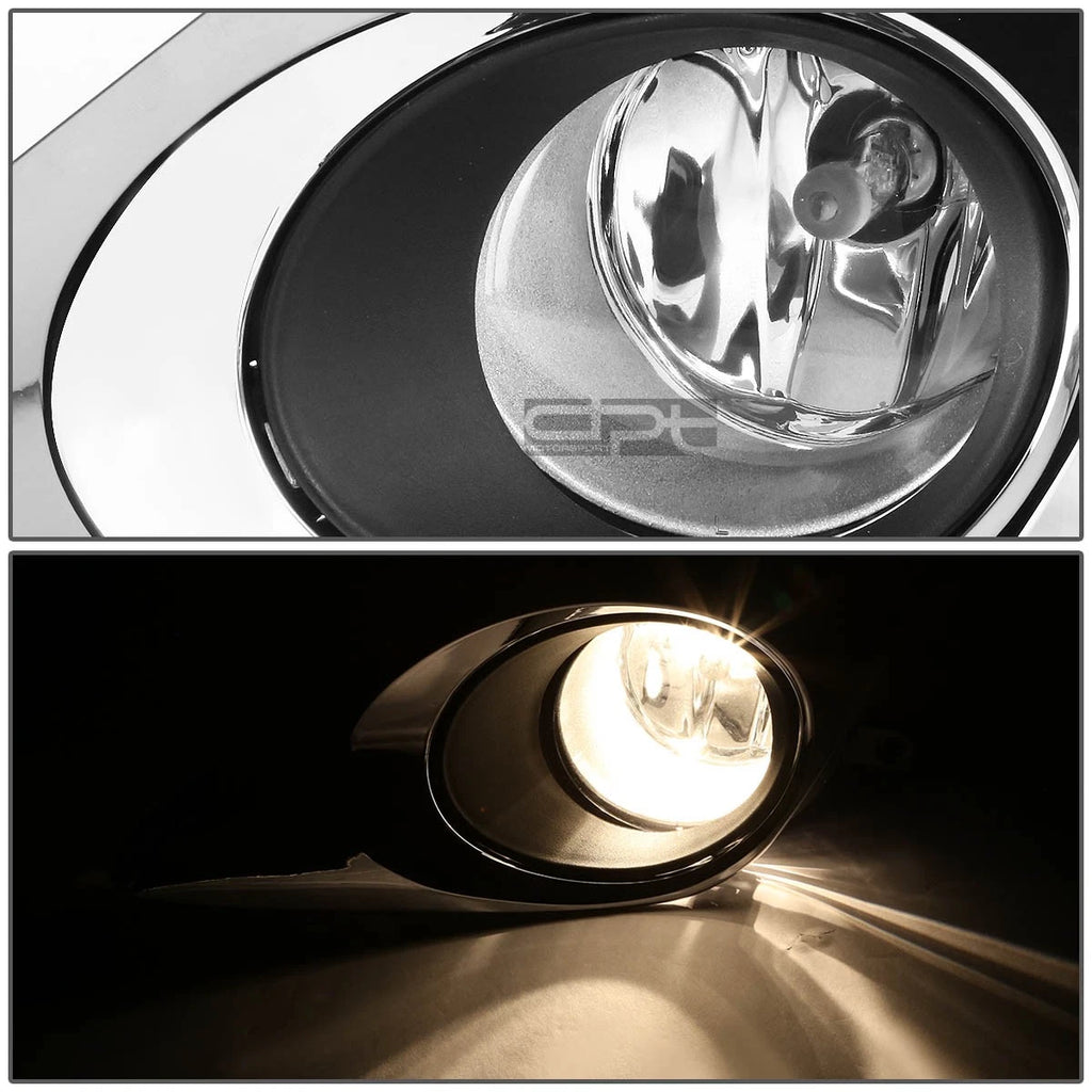 Chrome Bezel Fog Light & Switch Kit for Toyota Camry (2012–2014)