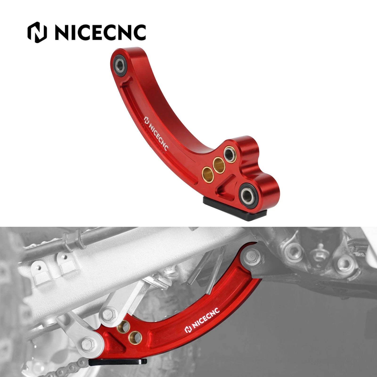 Rear Shock Suspension Linkage for Honda TRX450ER (2006–2014) Red
