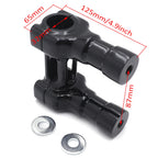 CNC Black 4" Riser Handlebar Top Clamp for H-D Softail Breakout Fat Bob (2011)