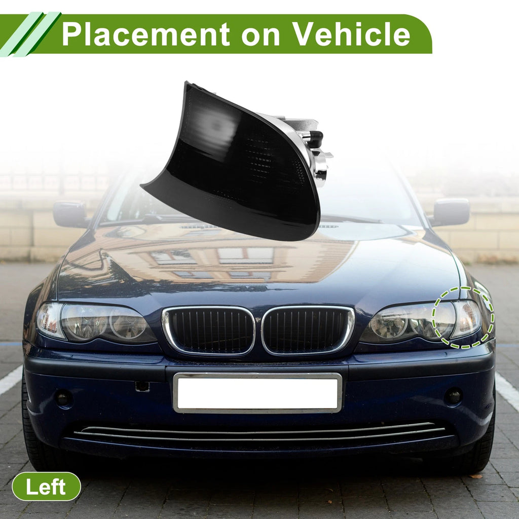 1 Pc Left Corner Signal Light Cover for BMW 3-Series (1999–2001) No. 63126904307