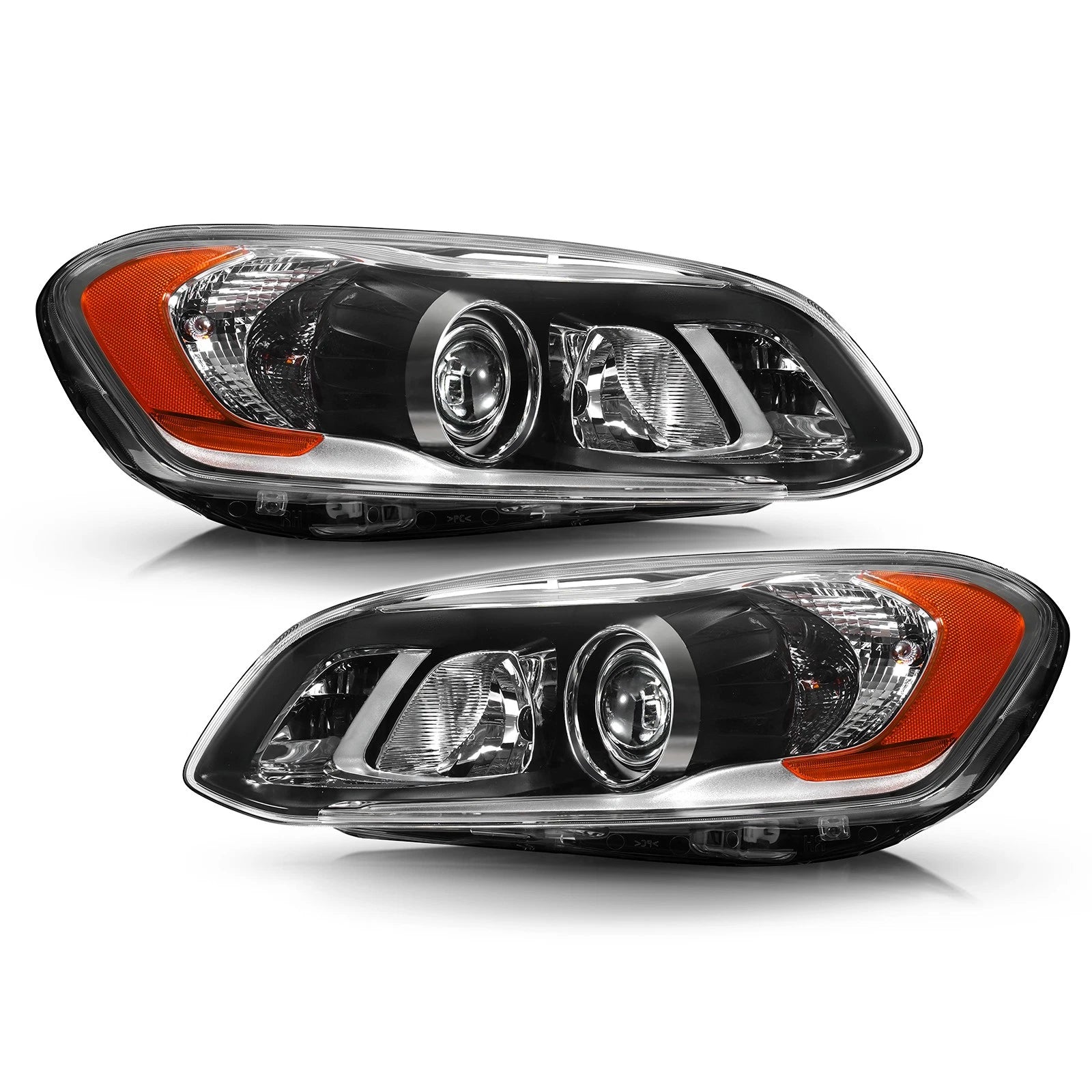 Set of 2 HID/Xenon Headlights for Volvo XC60 (2014–2017) w/o Ballast w/o Bulb