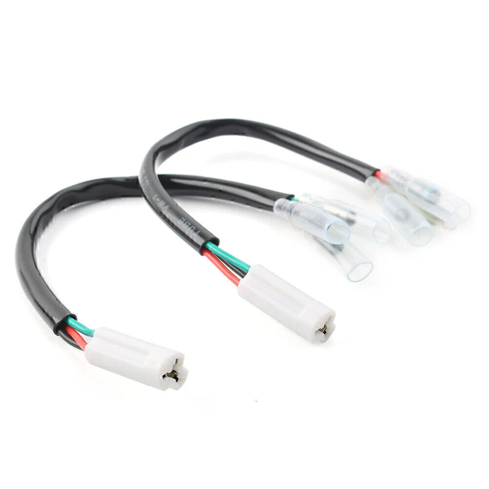 3-Wire Y-Adapter Front Turn Signal Splitter Harness for Yamaha R1 R3 R6 FZ07 FZ09 (2015–2023)