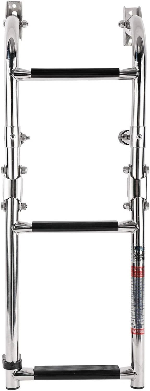 3 Step Stainless Steel Boat Ladder for Pontoon