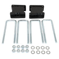 4" Rear Lift Blocks Kit with Ubolts for Chevy Silverado GMC Sierra 1500 (2007–2018)
