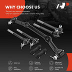 7X Outer & Inner Tie Rods for Chevy Blazer S10 GMC Jimmy (1996–2005)