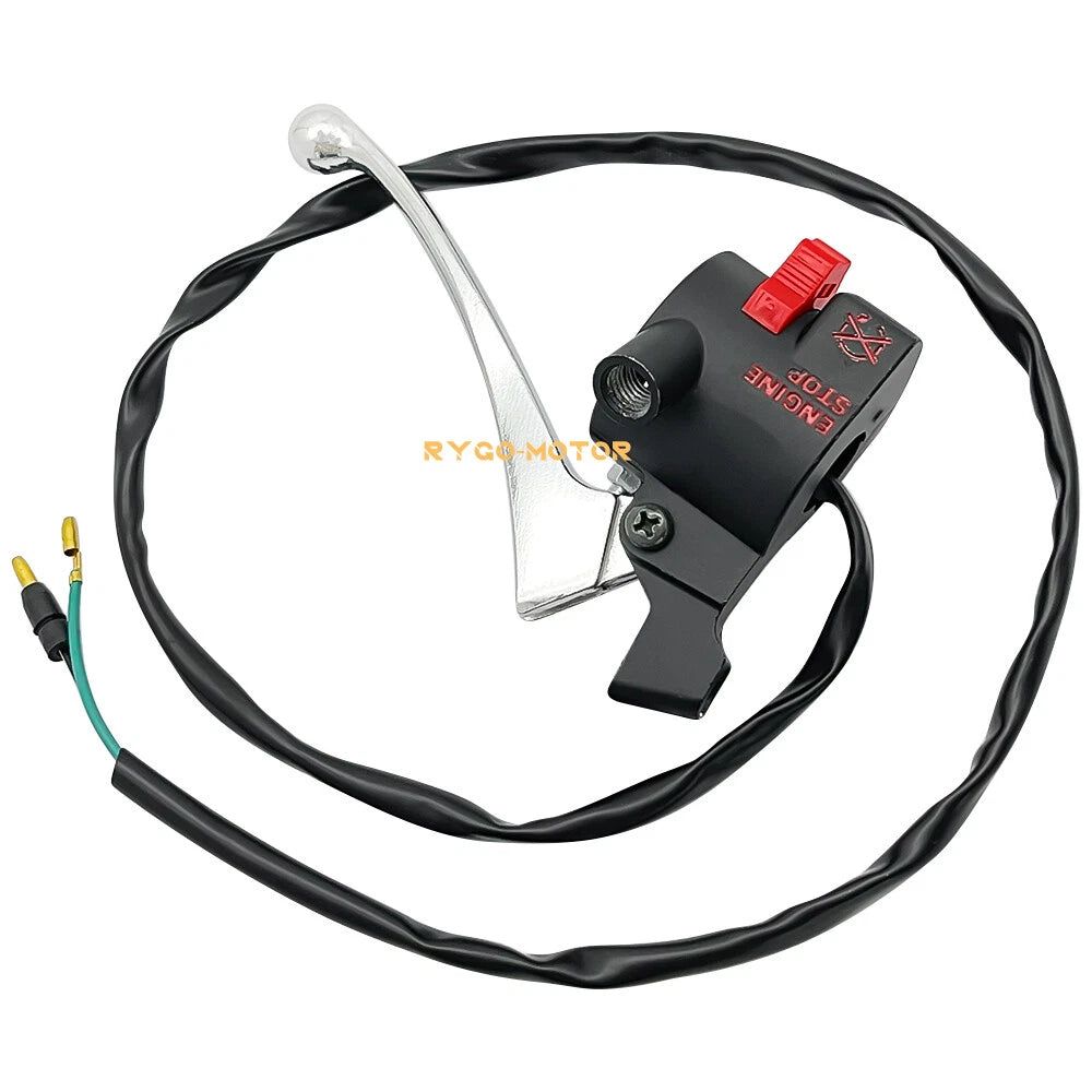 Right Start Stop Kill Switch & Brake Lever for Honda CRF50 CRF50F (2004–2023)