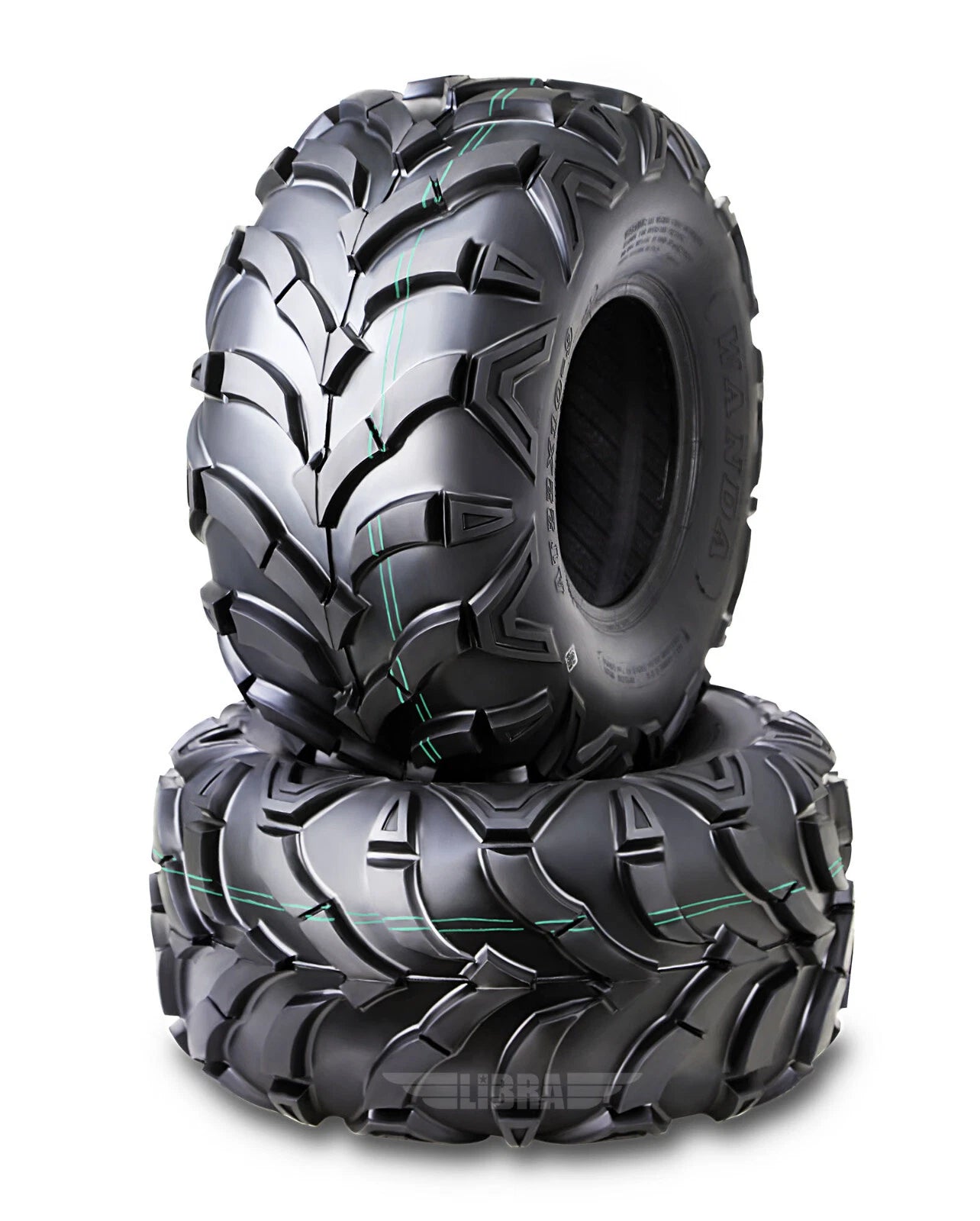 Set of 2 ATV Tires 22x10-9 for Honda Recon 250, Suzuki Ozark 250 (2000–2023)