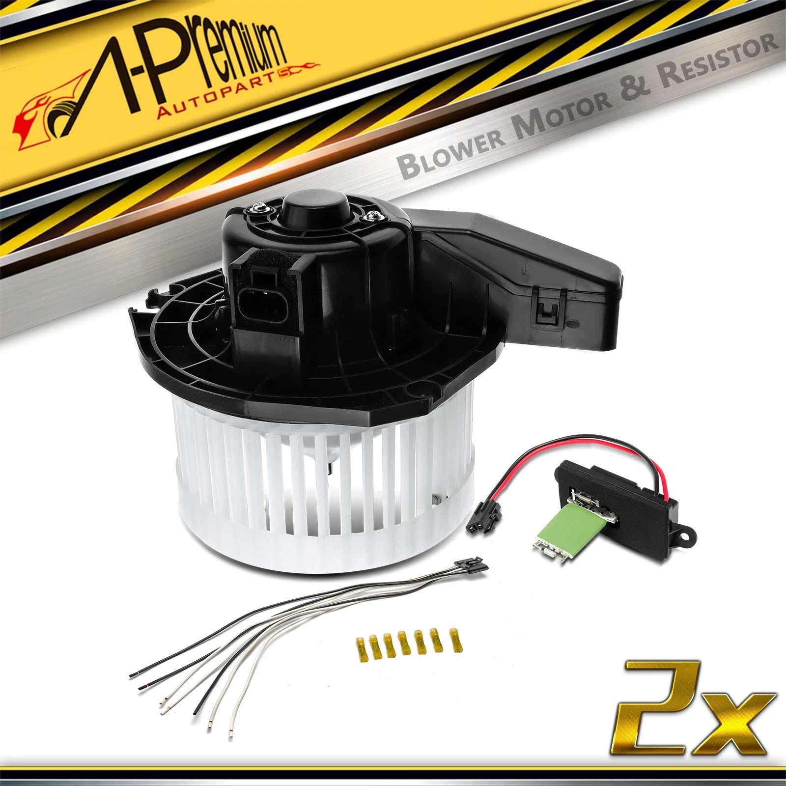 HVAC Heater Blower Motor & Resistor Kit for Chevy Suburban (2007–2014)