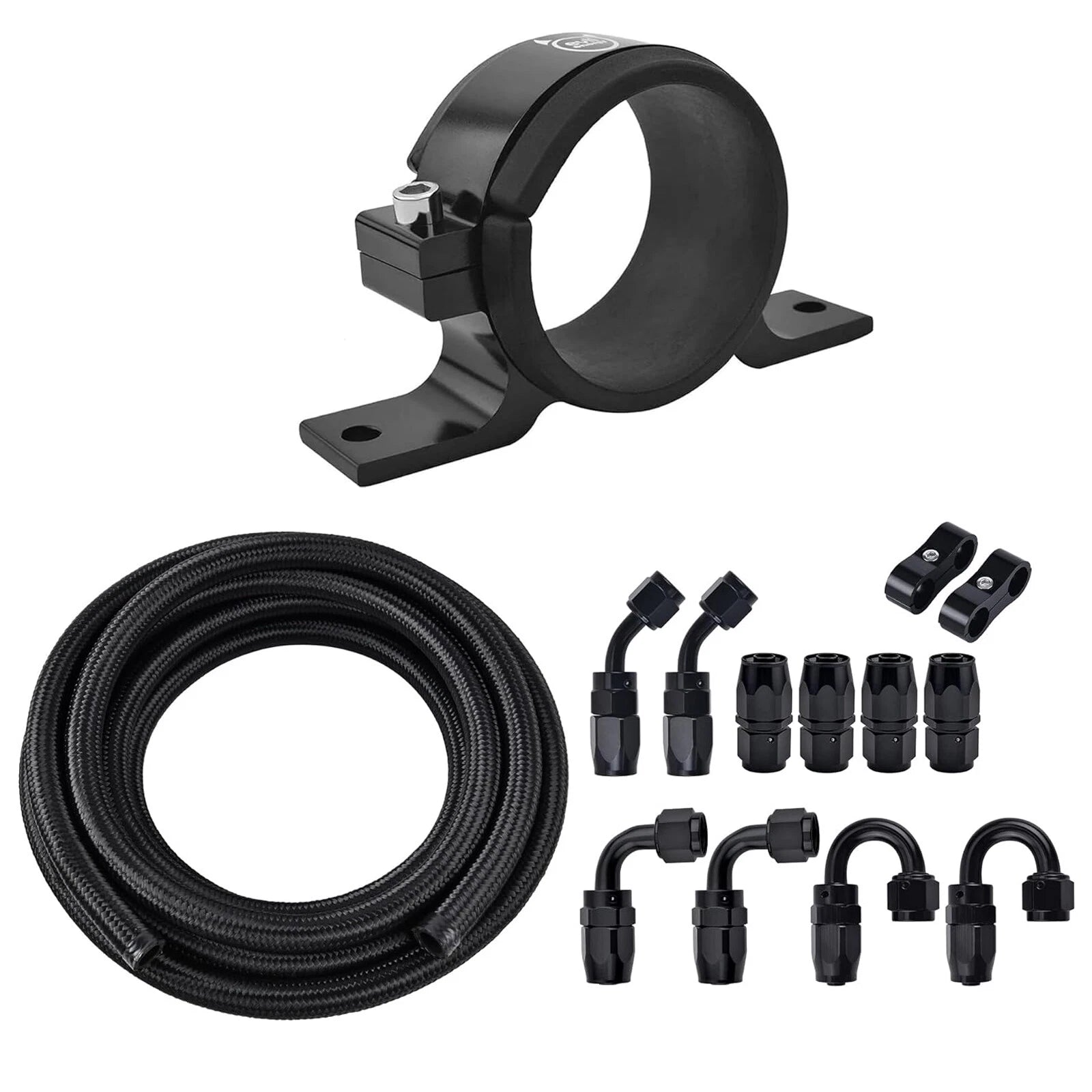 6AN Nylon Braided Fuel Line Kit for Universal Applications (10FT)