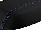 Leather Console Lid Armrest Cover for Kia Sportage (2011–2016) Blue Stitch