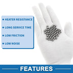 100 Pcs 6mm Precision Ball Bearings for Various Applications