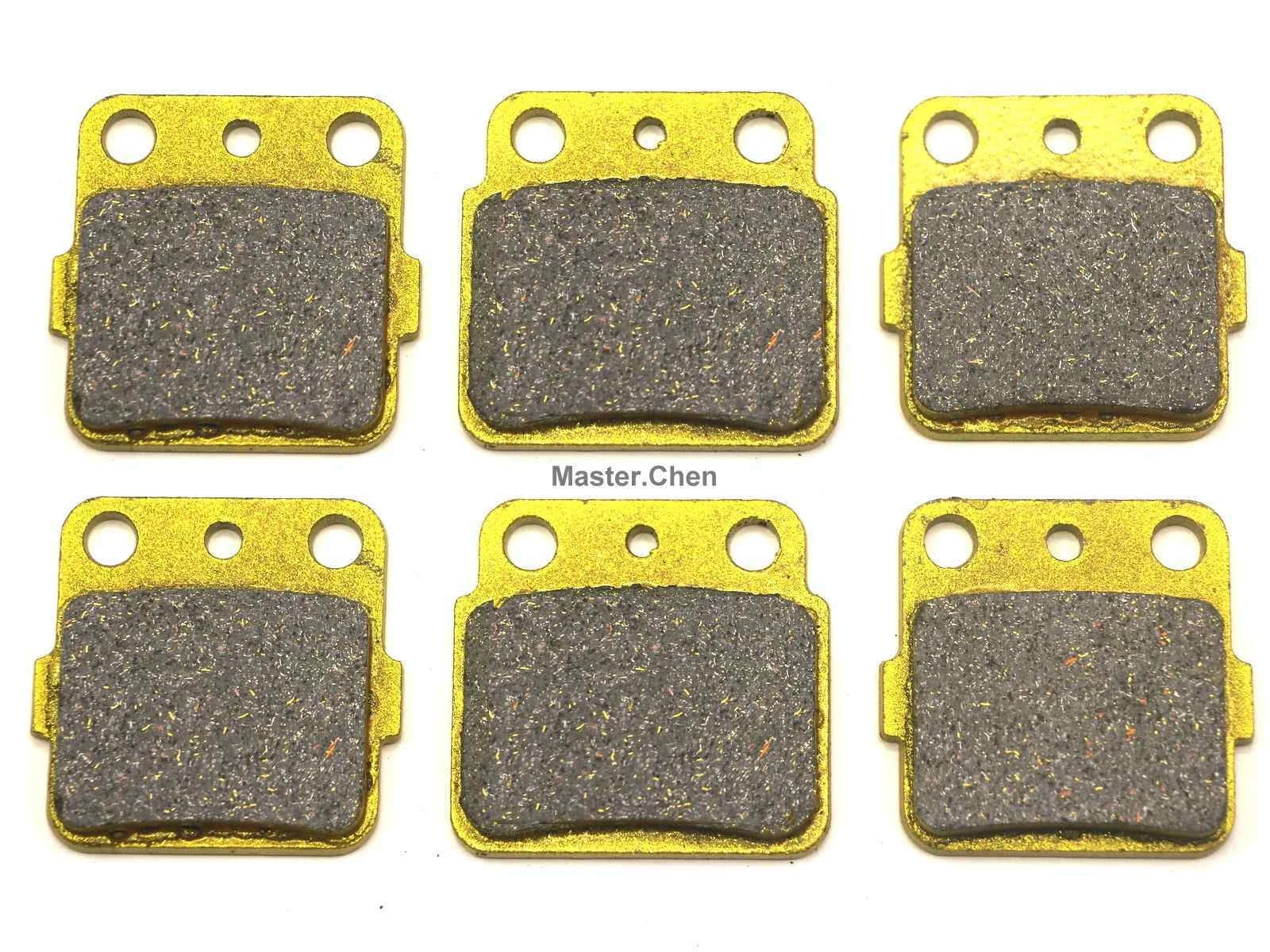 Set of 4 Brake Pads for Suzuki LTZ 400, Kawasaki KFX, KSF, Arctic Cat DVX 400