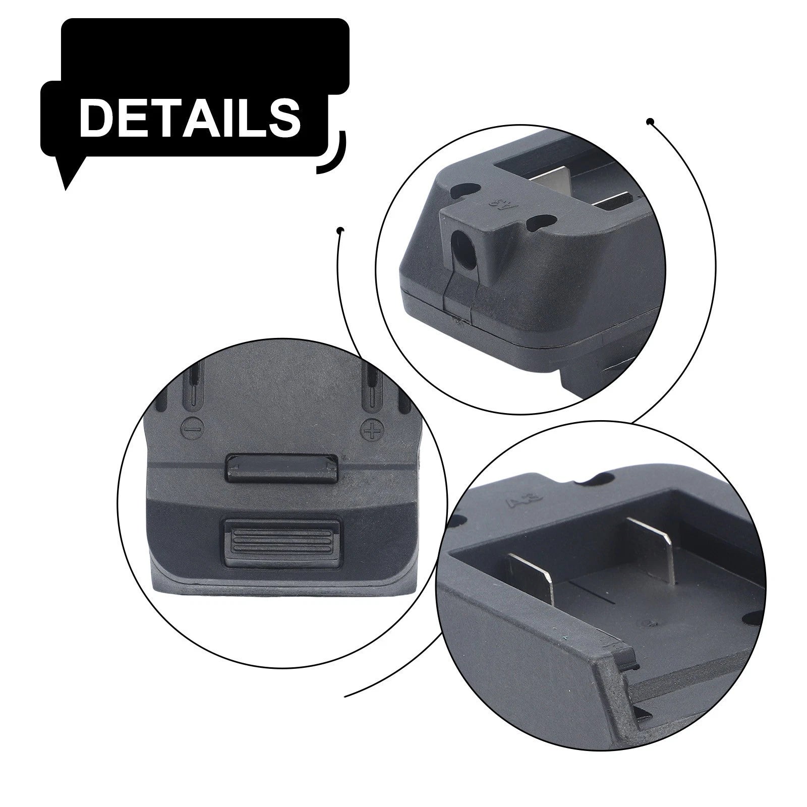 Battery Adapter Cable for BL1830 BL1840 BL1850 18V (Compatible Models)