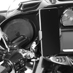 1'' Handlebar Phone Holder Automatic Clamping Charger for Harley Touring Dyna