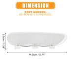 Pair Front Bumper Reflector Side Marker for BMW 325Ci 330Ci 323Ci 328Ci (2001–2006)