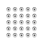 Set of 25 Precision Balls 6mm Solid Chrome Steel G10 for Bearings