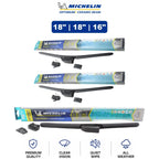 Set of 3 Michelin Optimum+ Ceramic Beam Wiper Blades for LX450 (1996–1997)