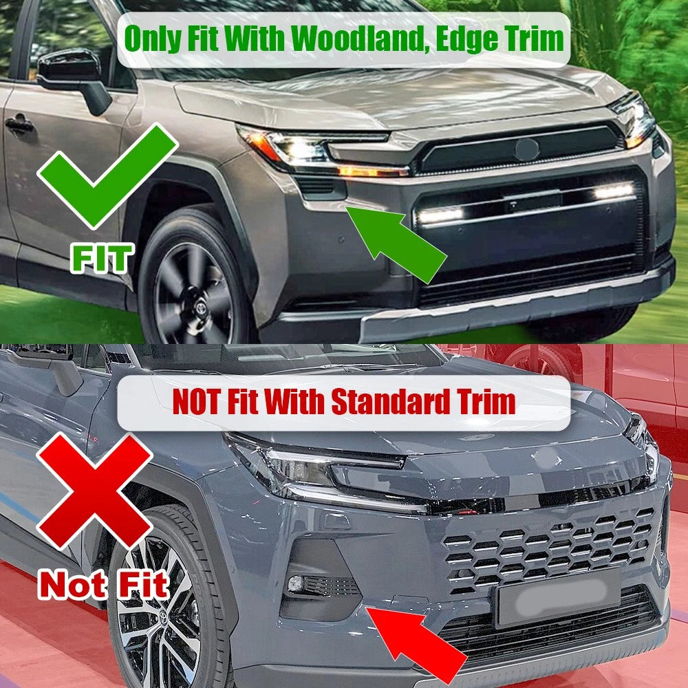 LED Headlight Lower Daytime Running Lights for Toyota RAV4 (2019–2023)