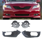 Set of 2 Clear Bumper Fog Lights for Toyota Camry (2007–2009)
