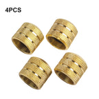 4X Dome Tone Volume Control Knobs for Electric Bass