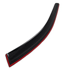 Set of 4 Window Visor Rain Guards for Kia Optima (2016–2020) Black Acrylic
