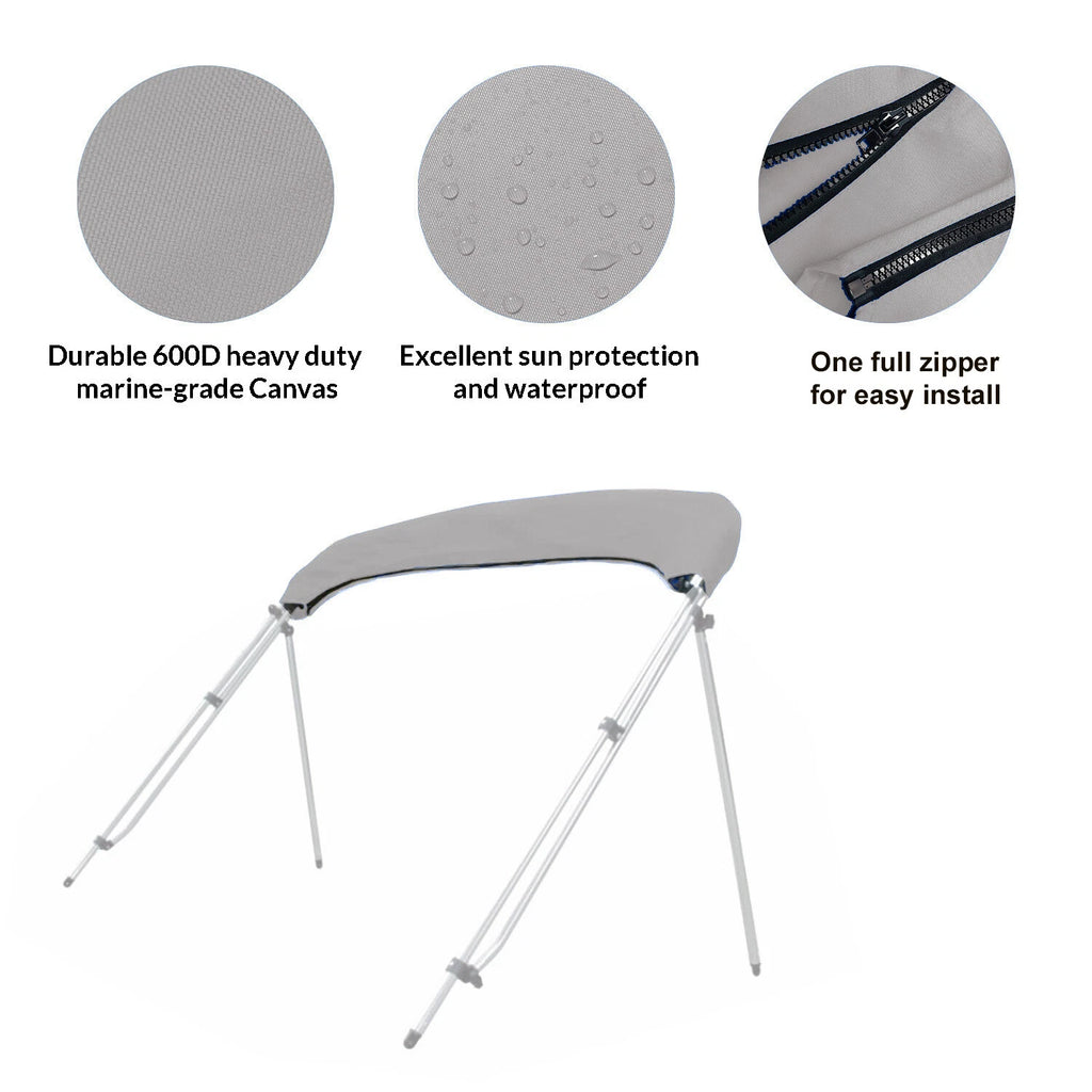 Bimini Top Replacement Cover for Boat (3 Bow, 4 Bow)