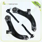 Set of 4 Control Arm & Tie Rod Kit for Nissan Versa (2007–2012)
