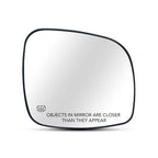 Heated Rear View Mirror Glass for Dodge Grand Caravan (2008–2016) Right Passenger