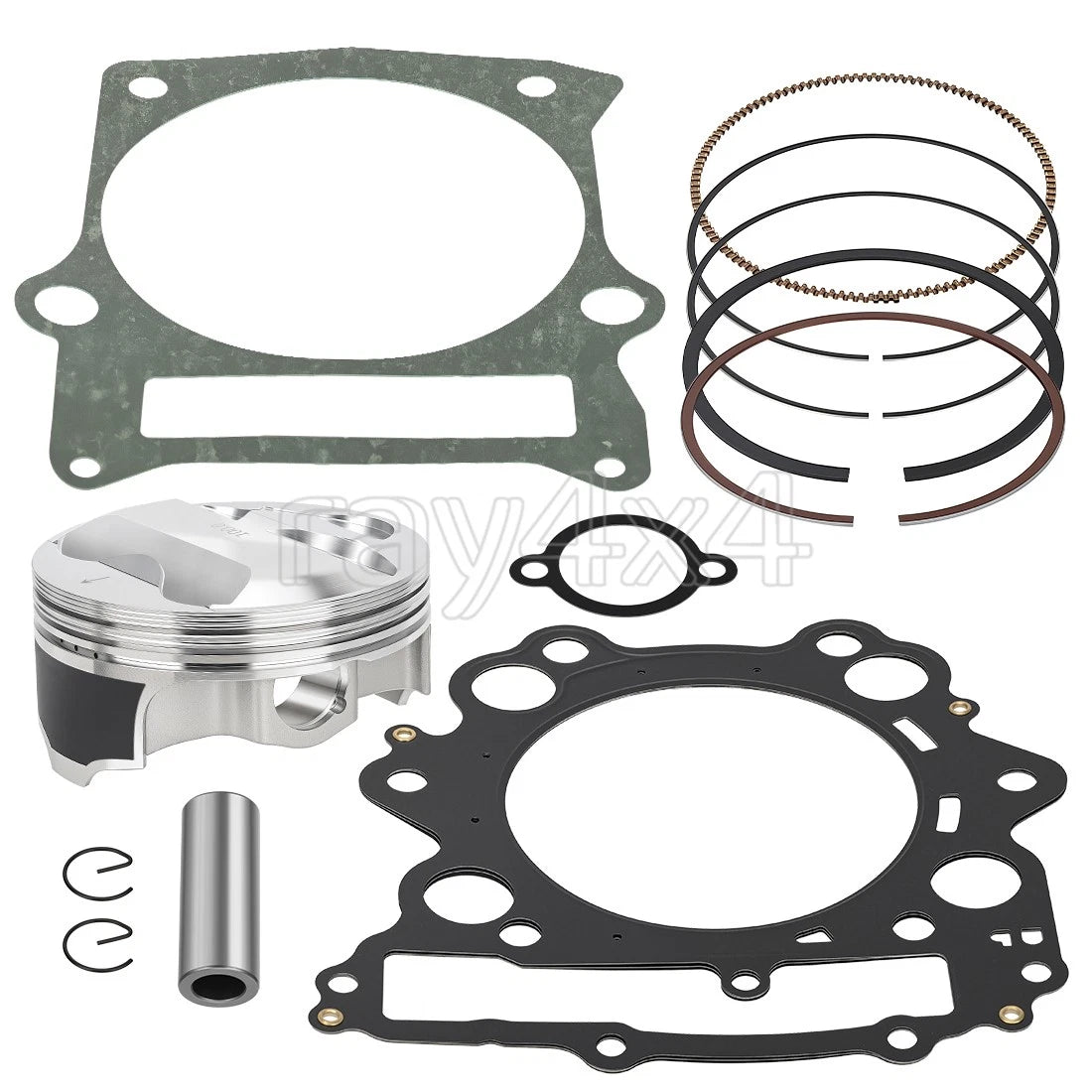 Stock Bore Forged Piston 100mm & Gaskets for Yamaha Rhino 660 (2004–2007)