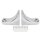 Pair Aluminum Headlight Bracket Kit for Peterbilt 379/389