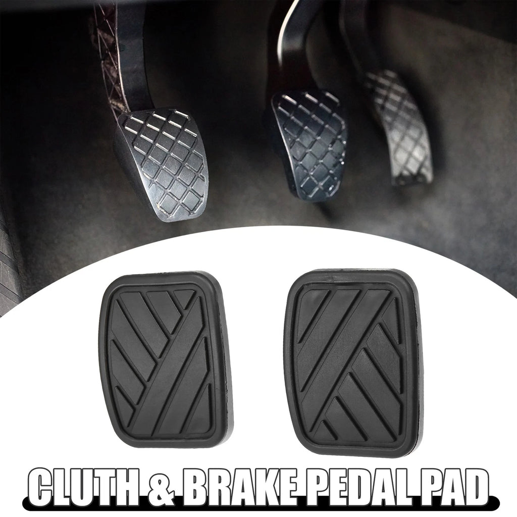 2 Pcs Anti-Slip Clutch Brake Pedal Cover for Suzuki SX4 (2007–2014) Black