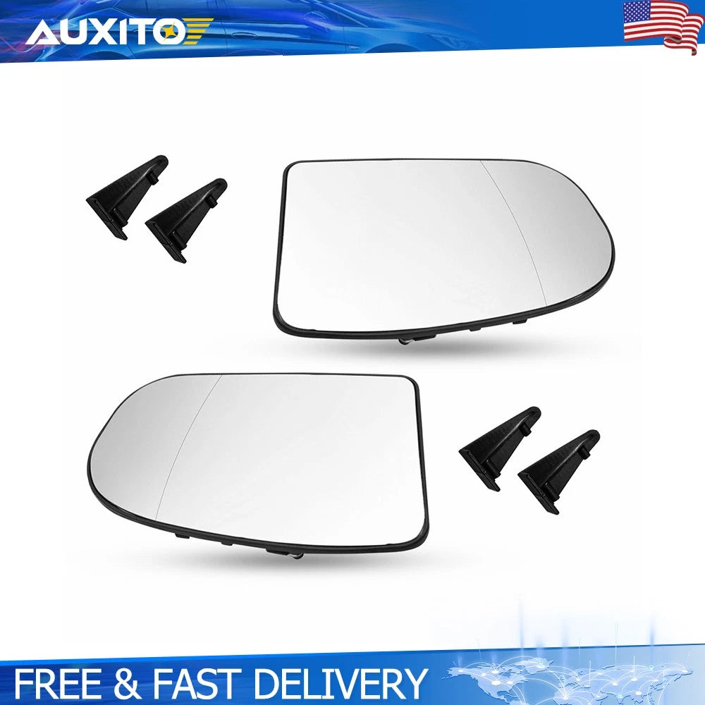 Heated Mirror Glass Set for Mercedes E-Class W211 E320 E350 E500 (2003–2006)